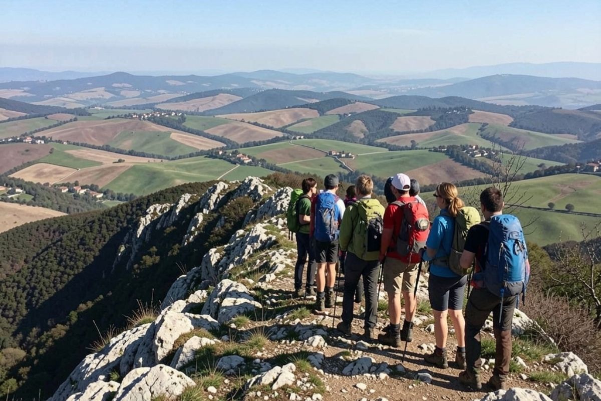 Escursione panoramica sul Monte Penice, con vista sui colli piacentini